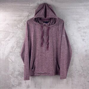 Alo Yoga Hoodie Mens Size Medium Burgundy Pullover Athletic Training